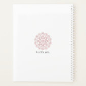 バラ金ゴールド編み物プランナー プランナー手帳 (裏面)