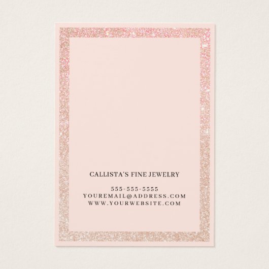 バラ金ゴールド縁どグリッター式接地表示 (裏面)