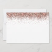 バラ金ゴールド縁ど結婚グリッター セーブザデート (裏面)