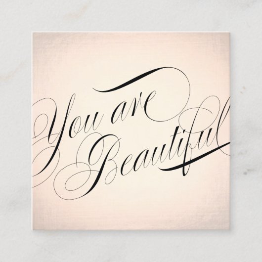 バラ金ゴールド美しいサロンアポイントメントアラーム 予約カード (正面)