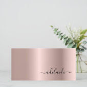 バラ金ゴールド美容師スクリプトギフト証明書 (スタンド正面)