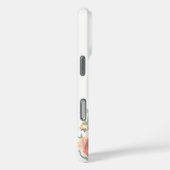 バラ金ゴールド花模様モノグラムエレガント Case-Mate iPhoneケース (裏面 / 右)