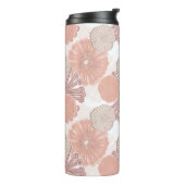 バラ金ゴールド花模様 タンブラー (回転左)