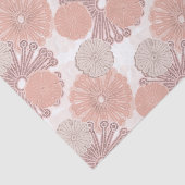 バラ金ゴールド花模様 薄葉紙 (詳細)