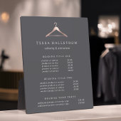 バラ金ゴールド衣服掛け金価格/サービス表示 フォトプラーク