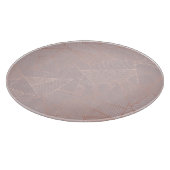 バラ金ゴールド装飾背景エレガント、 カッティングボード (角)