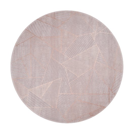 バラ金ゴールド装飾背景エレガント、 カッティングボード (正面)