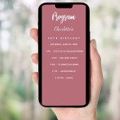 バラ金ゴールド誕生日プログラムディナーメニューカード 招待状