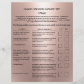 バラ金ゴールド責任放棄まつ毛延長サロン チラシ (正面)