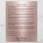 バラ金ゴールド責任放棄まつ毛延長サロン チラシ (裏面)