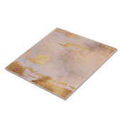 バラ金ゴールド赤面と金ゴールドテクスチャ タイル (側面)