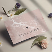 バラ金ゴールド赤面エレガントのピンクの贈与券