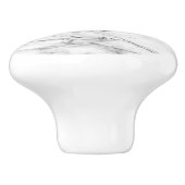 バラ金ゴールド赤面グラデーショングリッターオントレンディー大理石 セラミックノブ (側面)