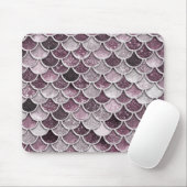 バラ金ゴールド赤面グラデーショングリッターマーメイドはかりで測 マウスパッド (マウス)