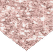 バラ金ゴールド赤面グリッターあなたのテキストテーブルクロスを乾燥 テーブルクロス (アングル)