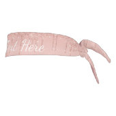 バラ金ゴールド赤面グリッターカスタム文字タイヘッドバンド タイヘッドバンド (回転90)