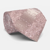 バラ金ゴールド赤面グリッタースパークネックタイ ネクタイ (ロール)