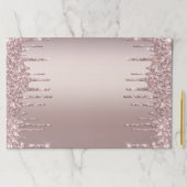 バラ金ゴールド赤面グリッタースパークルドリッモダンプス ペーパーパッド (インサイチュ)