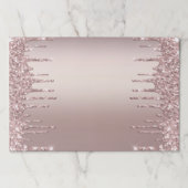 バラ金ゴールド赤面グリッタースパークルドリッモダンプス ペーパーパッド (正面)