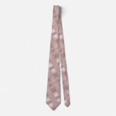 バラ金ゴールド赤面グリッタードライプズyourパーティーネックタイ ネクタイ (正面)