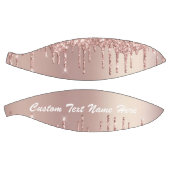 バラ金ゴールド赤面グリッタードリップス文字名バスケットボール バスケットボール (パネル)