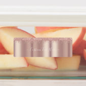 バラ金ゴールド赤面グリッターラベルとカスタム文字 ラベル (貼付)