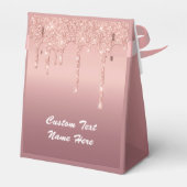 バラ金ゴールド赤面グリッター文字名特典ボックスギフト フェイバーボックス (裏面サイド)