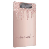 バラ金ゴールド赤面グリッターdripsスクリプト クリップボード (右)