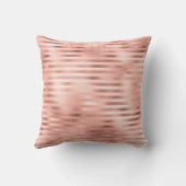 バラ金ゴールド赤面スパークストライプリーライン金属 クッション (裏面)