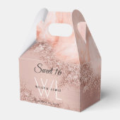 バラ金ゴールド赤面ピンクアゲートゲードグリッタースウィート16 フェイバーボックス (正面サイド)