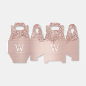 バラ金ゴールド赤面ピンクガーリーグリッターダストモノグラム フェイバーボックス (折り畳みなし)