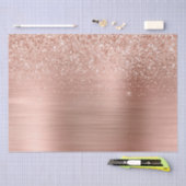 バラ金ゴールド赤面ピンクグラムグリッター 薄葉紙 (クラフト)