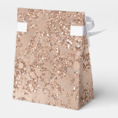 バラ金ゴールド赤面ピンクグラムスパークルクラックルシック フェイバーボックス (裏面サイド)