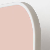 バラ金ゴールド赤面ピンクグリッターストライプスポーティ ピックルボールラケット (左詳細)