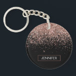 バラ金ゴールド赤面ピンクグリッターモノグラムガーリー キーホルダー<br><div class="desc">バラ金ゴールド-赤面ピンクと黒スパークルグリッターモノグラム名キーチェーン。これは、最高の甘い16歳の誕生日、結婚ブライダルシャワー、記念日、赤ちゃんシャワーまたはバチェロレッテギフトを作る誰かがグラームの豪華さとシックなスタイルを愛する。</div>