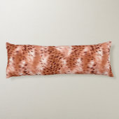 バラ金ゴールド赤面ピンクヒョウ ボディピロー (裏面)