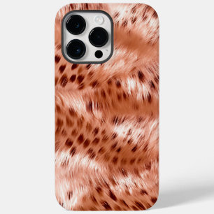 バラ金ゴールド赤面ピンクヒョウ Case-Mate iPhone 14 PRO MAXケース