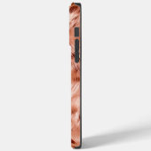 バラ金ゴールド赤面ピンクヒョウ Case-Mate iPhoneケース (裏面 / 左)