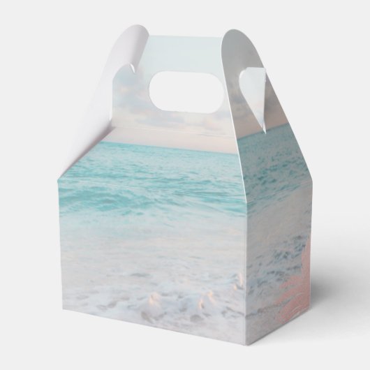 バラ金ゴールド赤面ピンクビーチ誕生日ゲーブエレガントル フェイバーボックス (裏面サイド)