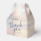 バラ金ゴールド赤面ピンクビーチ誕生日ゲーブエレガントル フェイバーボックス (正面サイド)