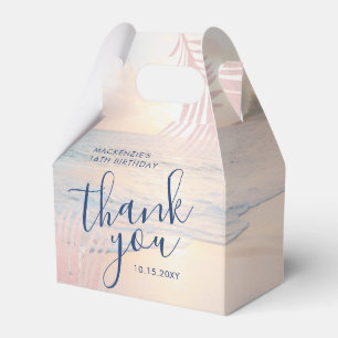 バラ金ゴールド赤面ピンクビーチ誕生日ゲーブエレガントル フェイバーボックス