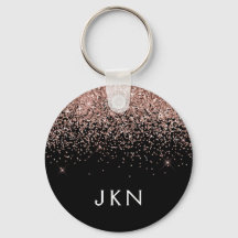 バラ金ゴールド赤面ピンクブラックグリッターモノグラムガーリー