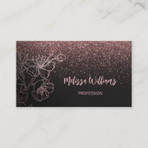 バラ金ゴールド赤面ピンクブラックフローラ | QRコード