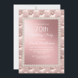 バラ金ゴールド赤面ピンクホワイト70th誕生日パーティー 招待状<br><div class="desc">この祝美しい70歳の誕生日パーティーの招待状と特別なマイルストーンは、スタイルの素晴らしい女性を賞賛するのに最適な。金属製のバラ金ゴールド、赤面ピンク、ホワイトをソフトにブレンドエレガントし、お祝いに暖かさと魅力のtouchを加えたデザイン。繊細な詳細とアクセントモダンで、思い出に残るイベントのために家族や友人を集めるのに最適な方法だ。名誉のゲストの名前、パーティー詳細、そして本当に特別なメッセージを持ってパーソナライズ。親密な集まりでも活気のあるお祝いでも、愛と笑いが詰まった70歳の誕生日の楽しいパーティーに最適なトーンを設定する。</div>