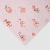 バラ金ゴールド赤面ピンク熱帯グリッターパイナップル 薄葉紙 (詳細)