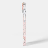 バラ金ゴールド赤面ピンク銀花名 Case-Mate iPhoneケース (裏面 / 左)