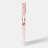 バラ金ゴールド赤面ピンク Case-Mate iPhoneケース (裏面 / 右)