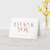 バラ金ゴールド赤面フローラサンキューカード カード (黄色い花)