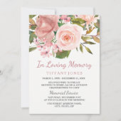 バラ金ゴールド赤面メモリアル告知サービス 招待状 (正面)