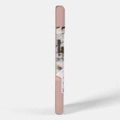 バラ金ゴールド赤面写真コラージュ名 Case-Mate iPhoneケース (裏面 / 右)